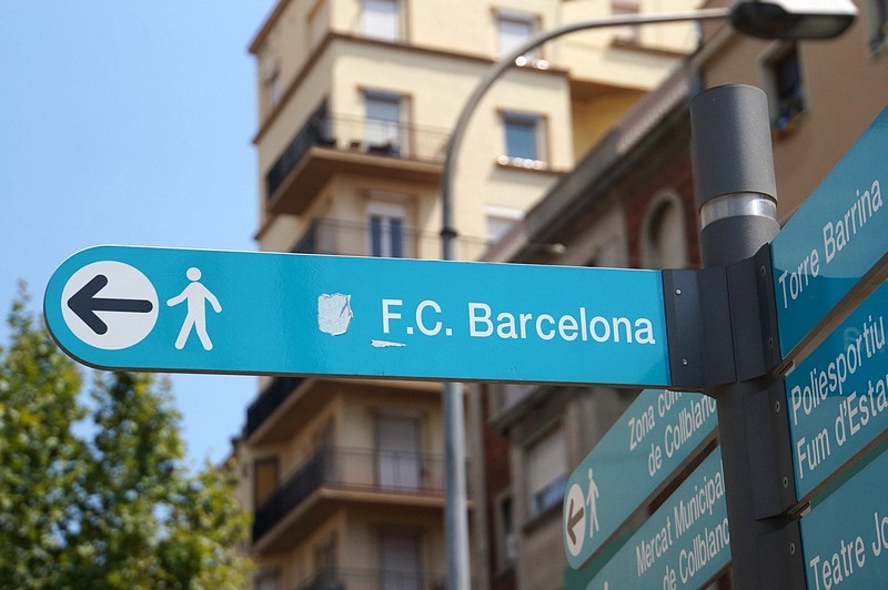 W drodze na Camp Nou