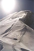 Grań szczytowa Mont Blanc